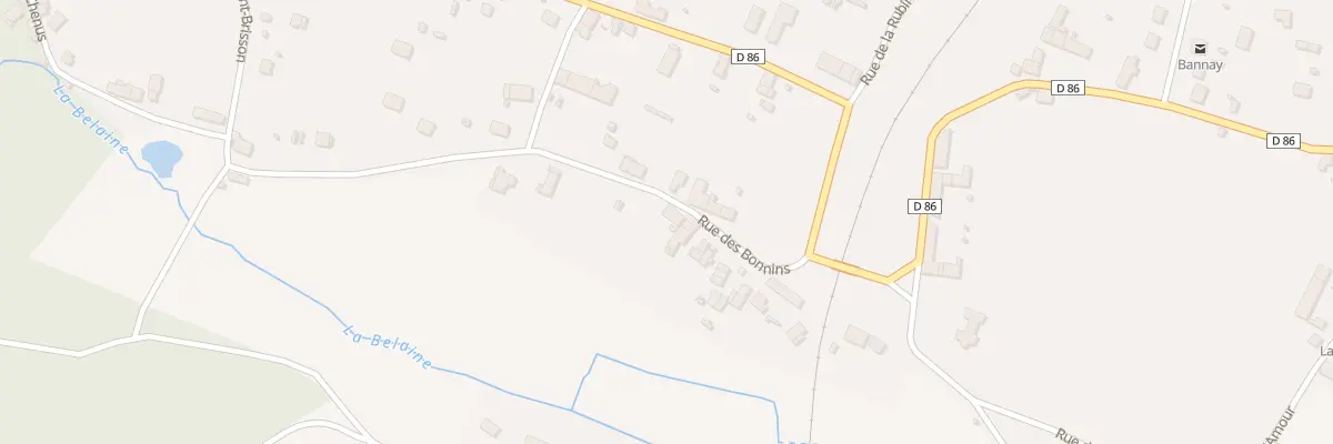 Plan du 17 Rue des Bonnins à Bannay