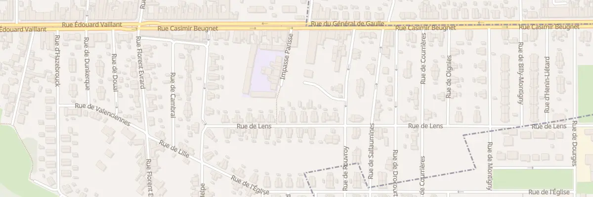 Plan du 44 Rue de Lens à Sallaumines