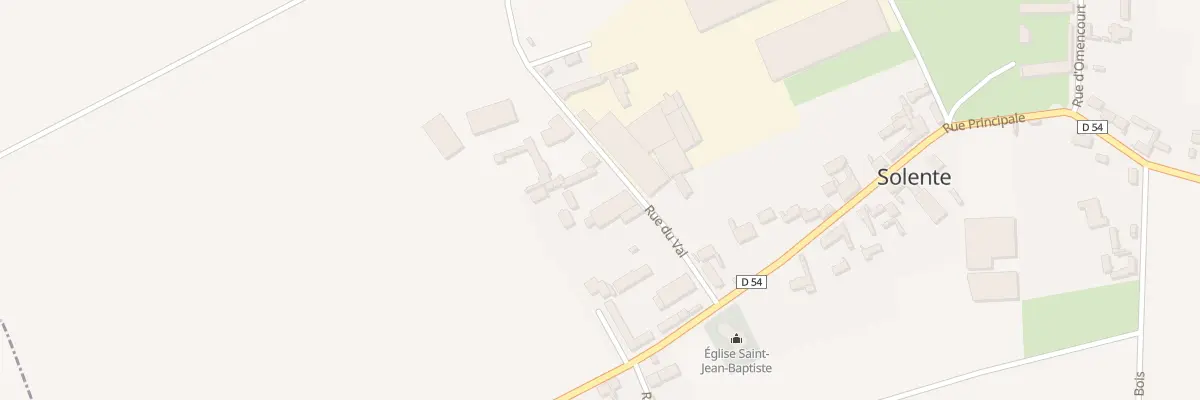 Plan du 2 Rue du Val à Solente