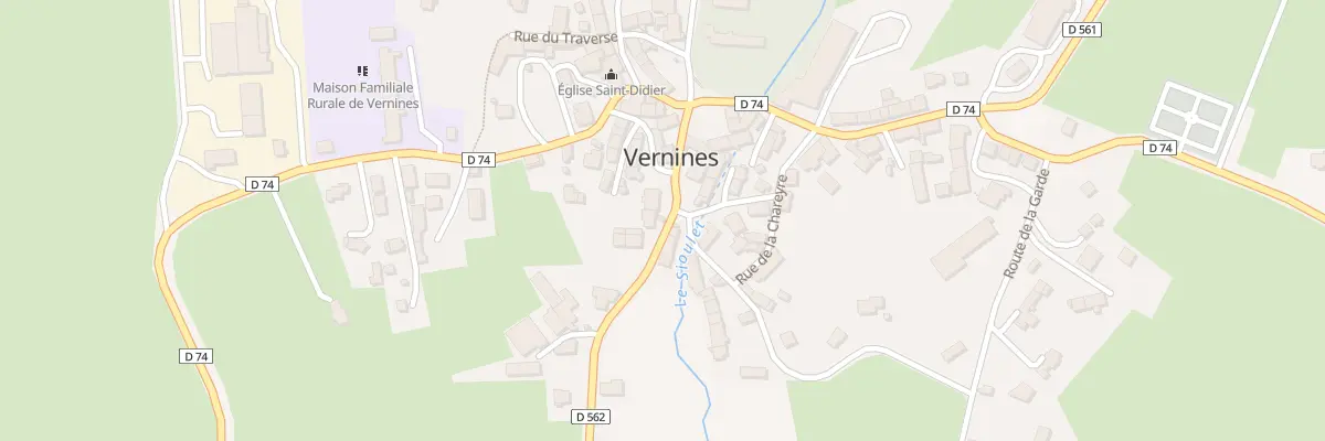Plan du 5235 Bourg de Vernines à Vernines