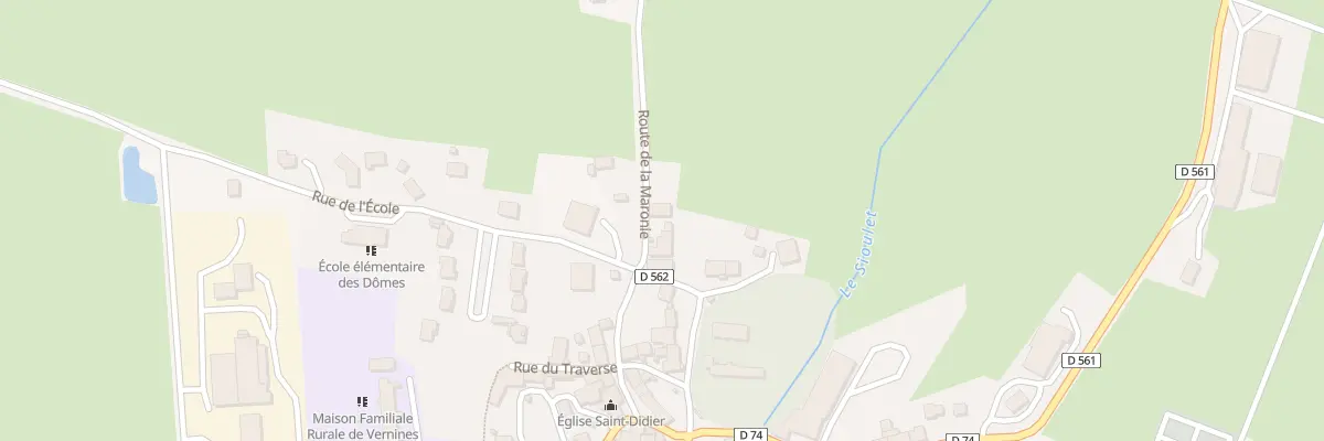 Plan du 5009 Bourg de Vernines à Vernines