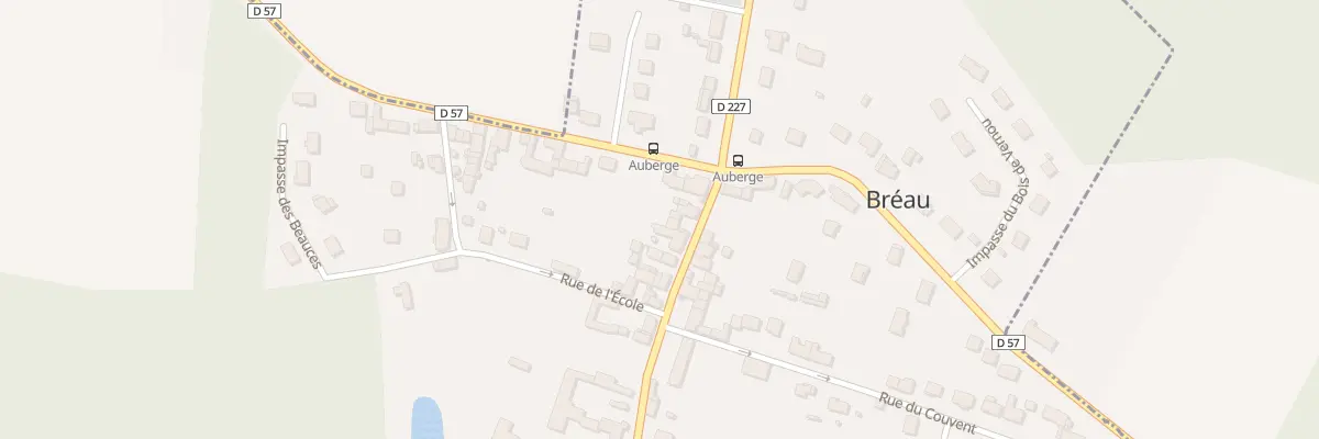Plan du 40 Rue de Fontainebleau à Bréau