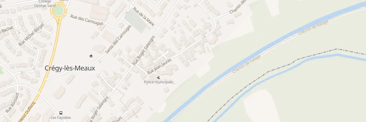 Plan du 34 Rue Jean Jaurés à Crégy-lès-Meaux
