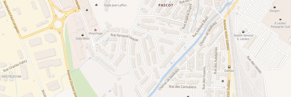 Plan du 48 Rue Fernand Vaquer à Perpignan