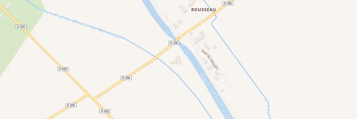 Plan du 3 Rte de Couargues Rousseau à Thauvenay