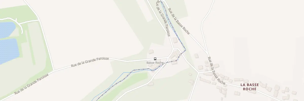 Plan de La Basse Roche à Vernou-la-Celle-sur-Seine