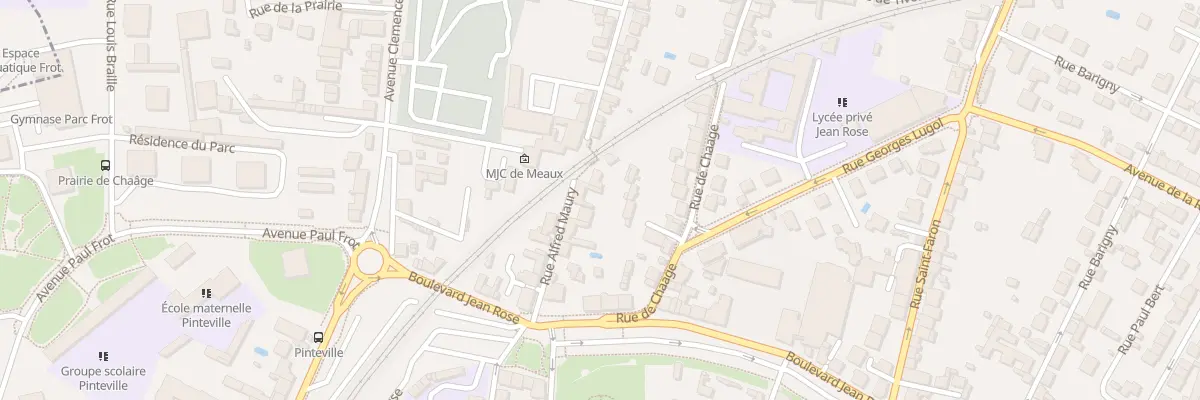 Plan du 12 Rue Alfred Maury à Meaux