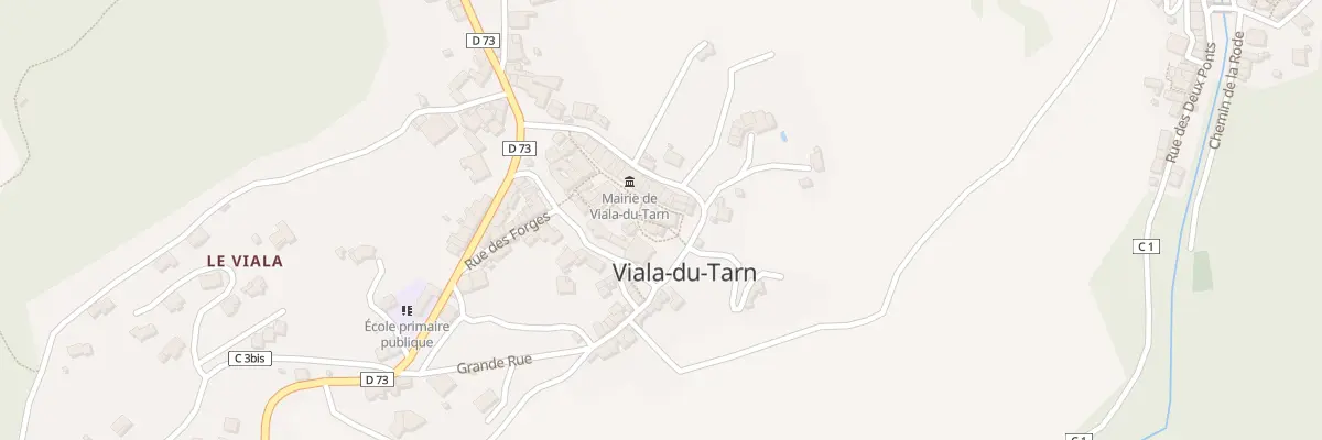 Plan du 5084 Viala du Tarn à Viala-du-Tarn
