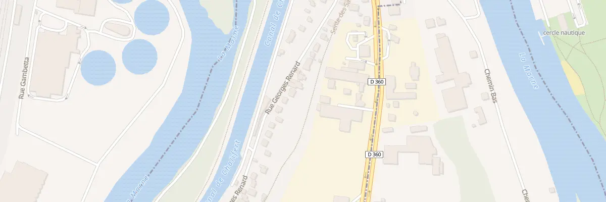 Plan du 23 Rue Georges Renard à Meaux