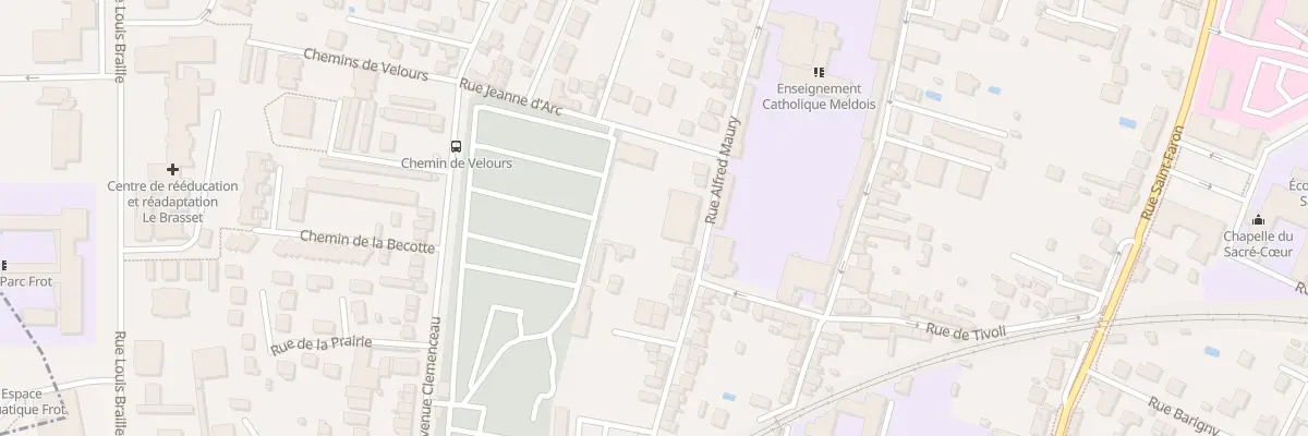 Plan du 43B Rue Alfred Maury à Meaux
