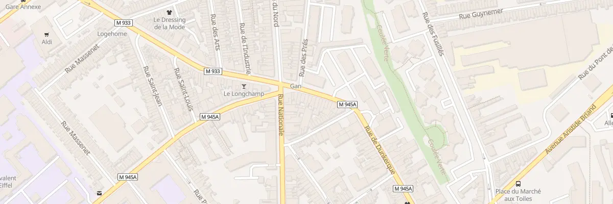 Plan du 111 Rue de Dunkerque à Armentières