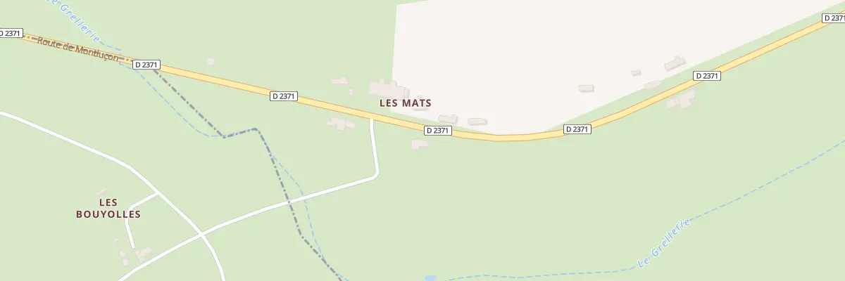 Plan du 5006 Les Mats à Saint-Bonnet-de-Four