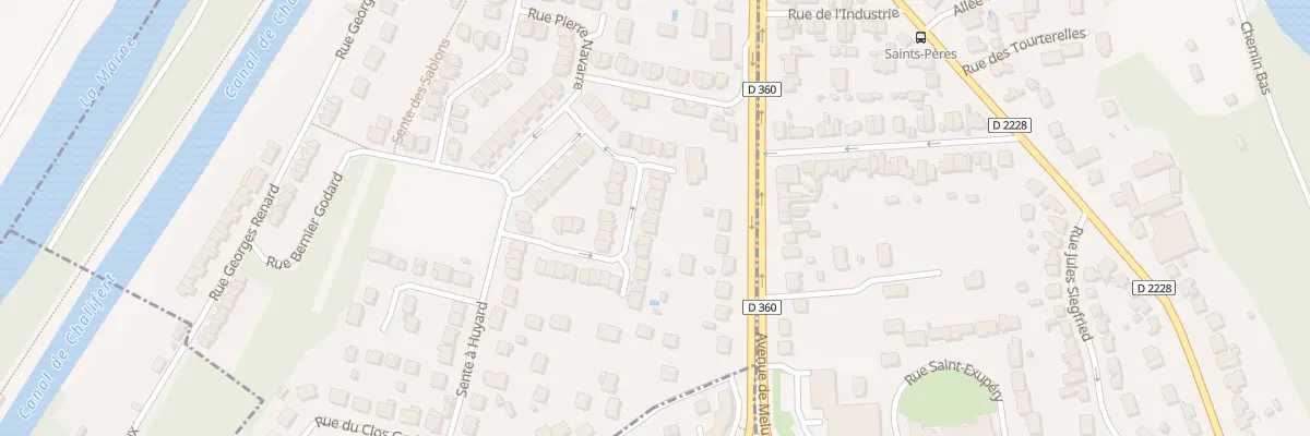 Plan du 36 Rue Louis Bougard à Meaux