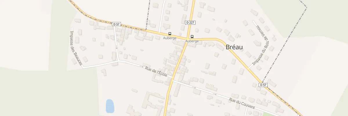 Plan du 6 Rue de Fontainebleau à Bréau