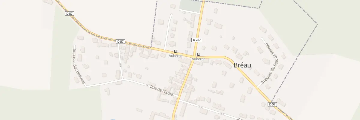 Plan du 23 Rue de Bombon à Bréau
