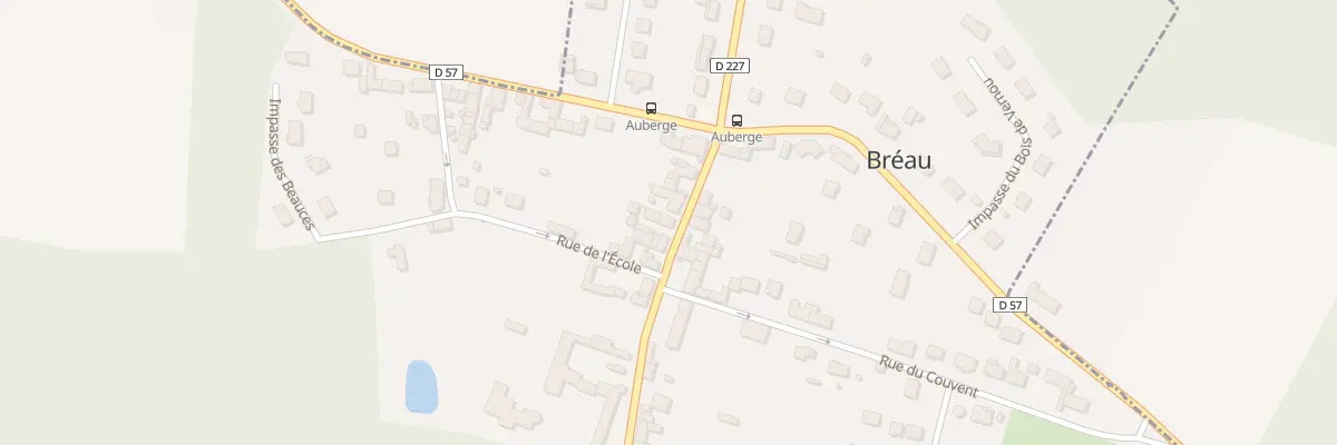 Plan du 74 Rue de Fontainebleau à Bréau