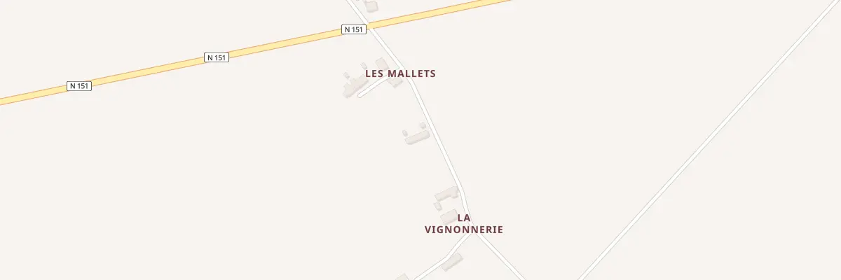 Plan du 131 Les Mallets à Charentonnay