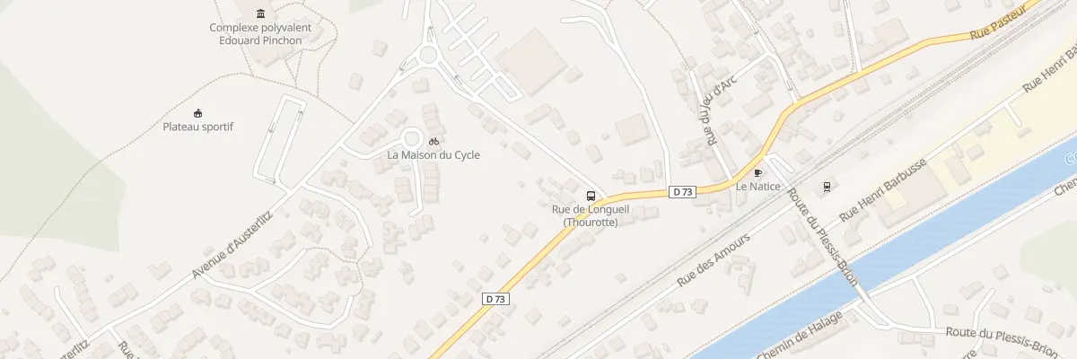 Plan du 12 Rte de Longueil-Annel à Thourotte