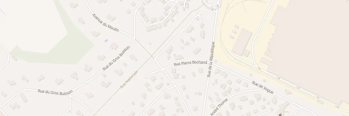 Plan du 6 Rue Pierre Bochand à Thourotte
