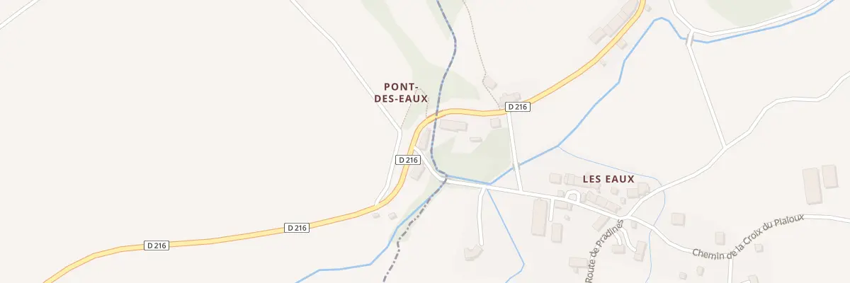 Plan du 5120 Pont des Eaux à Nébouzat