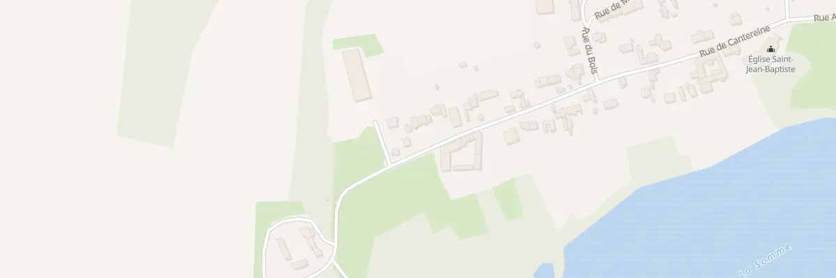 Plan du 109 Rue de Cantêreine à Cléry-sur-Somme