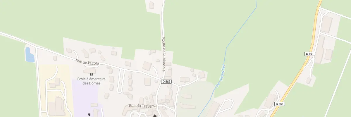 Plan du 56 Rte de la Pointezie - Le Bourg à Vernines