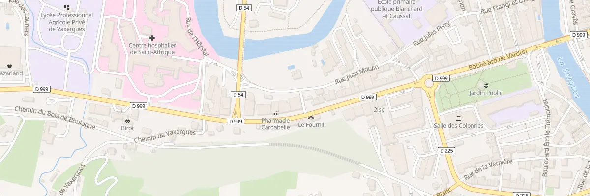 Plan du 6 Av Jules Bourgougnon à Saint-Affrique