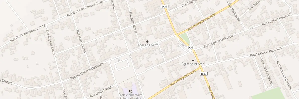 Plan du 20 Rue du Général de Gaulle à Annay