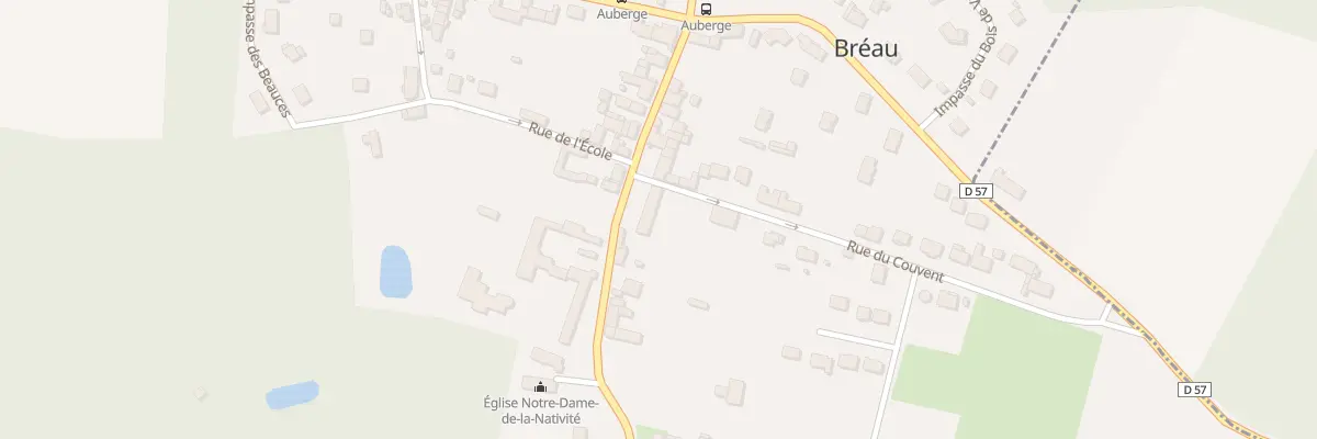 Plan du 151 Rue de Fontainebleau à Bréau