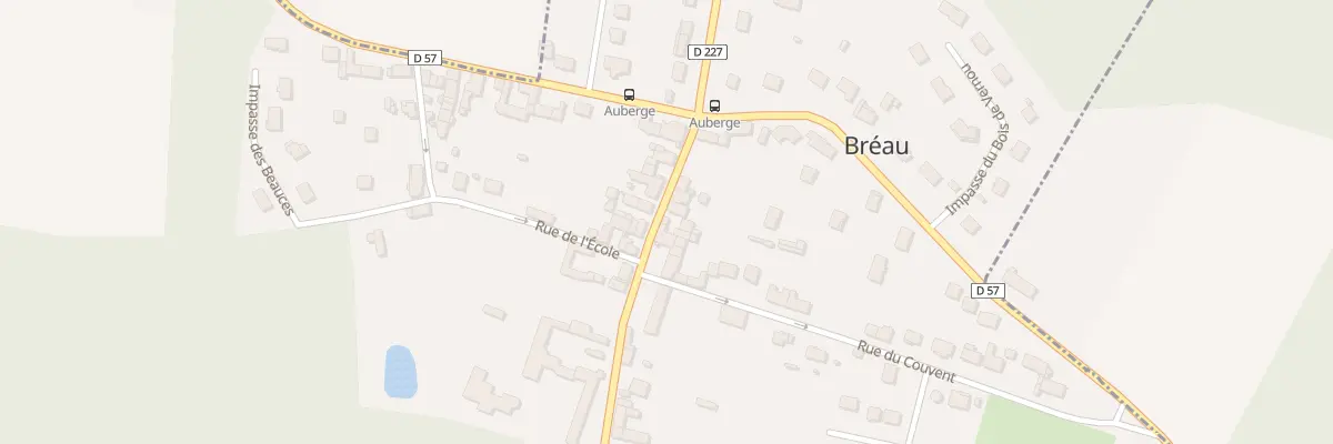 Plan du 83 Rue de Fontainebleau à Bréau