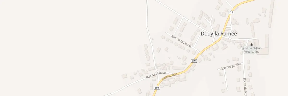 Plan du 11 Rue de la Croix Quentin à Douy-la-Ramée
