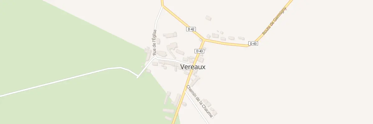 Plan du 4 Rue de l’Eglise à Vereaux