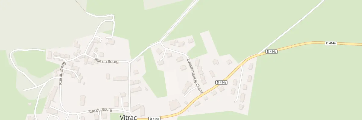 Plan du 3 Lot Les Chenes à Vitrac