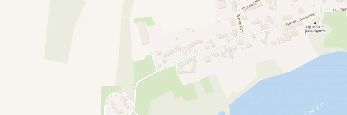 Plan du 108 Rue de Cantêreine à Cléry-sur-Somme