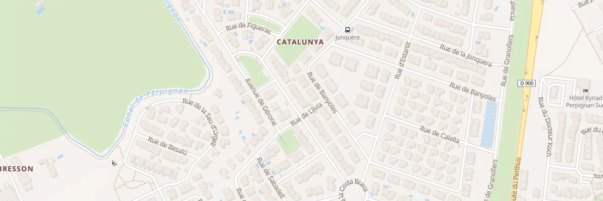 Plan du 23 Rue de Benidorm à Perpignan