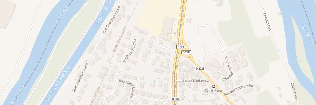Plan du 7 Rue des Saints Pères à Meaux