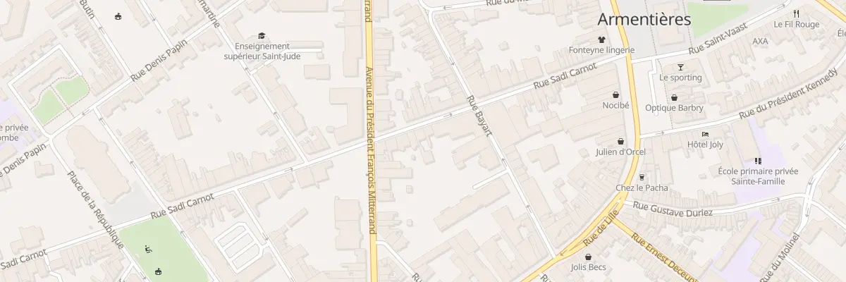 Plan du 31 Rue Sadi Carnot à Armentières