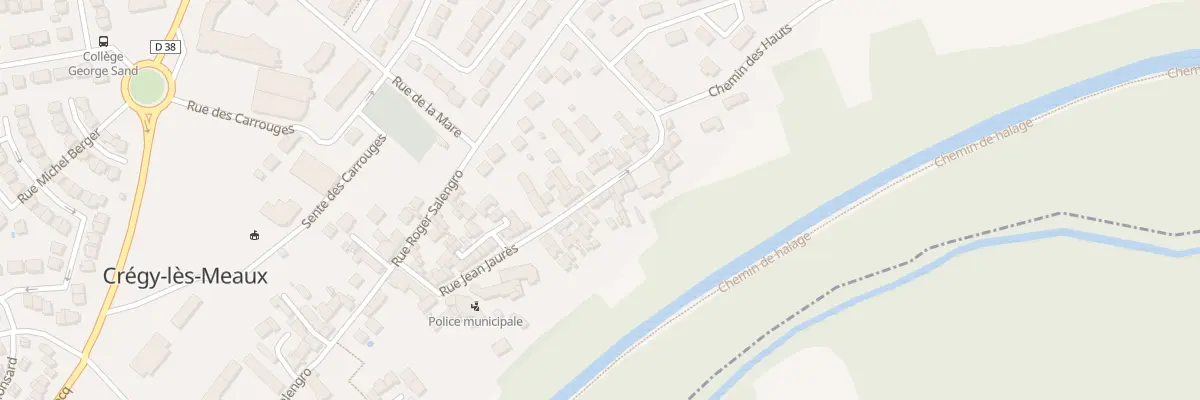 Plan du 56 Rue Jean Jaurés à Crégy-lès-Meaux