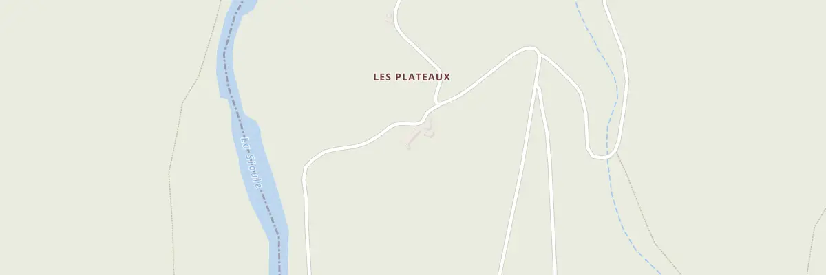 Plan du 1 Vge des Plateaux à Vitrac