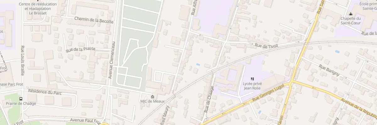 Plan du 28 Rue Alfred Maury à Meaux
