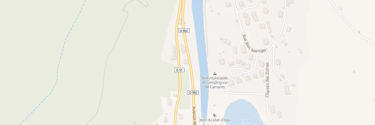 Plan du 24 Av de Brusque à Camarès