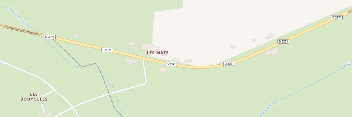 Plan du 5007 Les Mats à Saint-Bonnet-de-Four