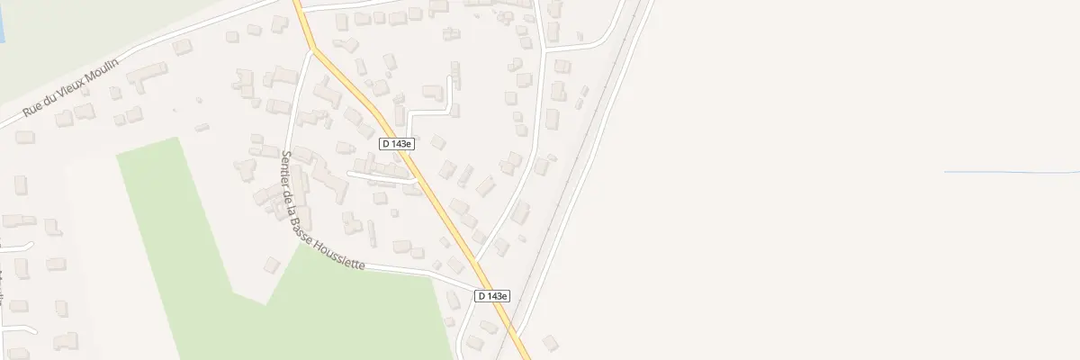 Plan du 343 Sen de la Butte Verte à La Houssaye-en-Brie
