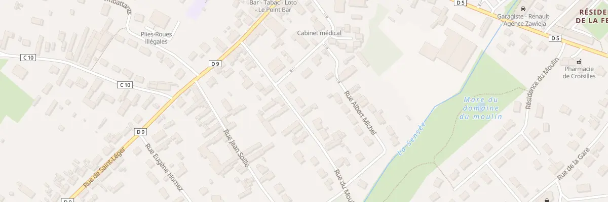 Plan du 1B Rue du Moulin à Croisilles
