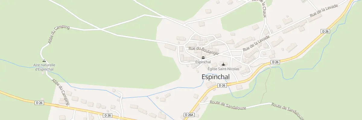 Plan du 5015 Espinchal à Espinchal