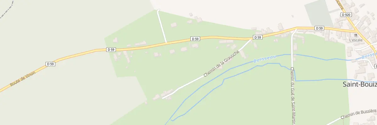 Plan du 29 Rte de Vinon à Saint-Bouize