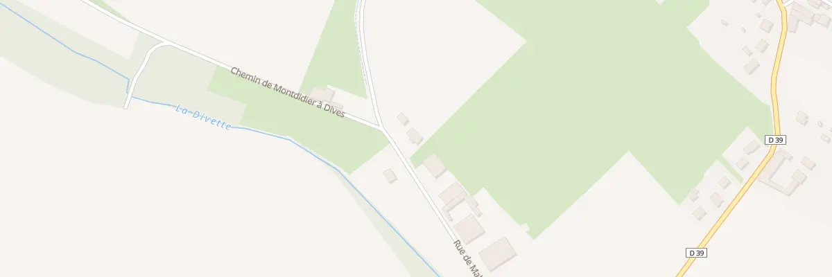 Plan du 5T Rue de Malcampé à Dives