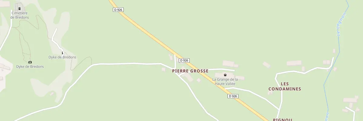 Plan du 5018 Pignou à Albepierre-Bredons