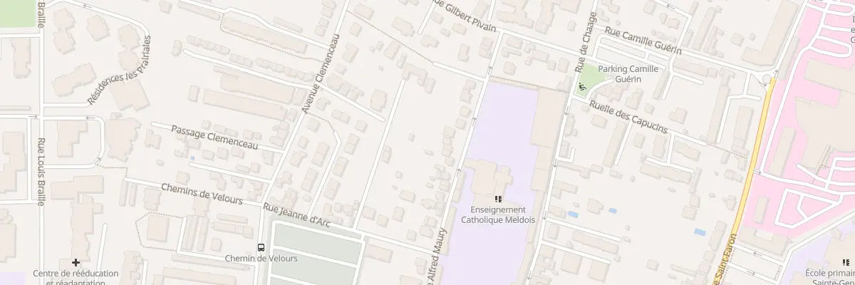 Plan du 69B Rue Alfred Maury à Meaux
