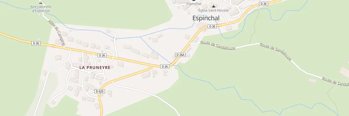Plan du 5079 Le Tailler à Espinchal